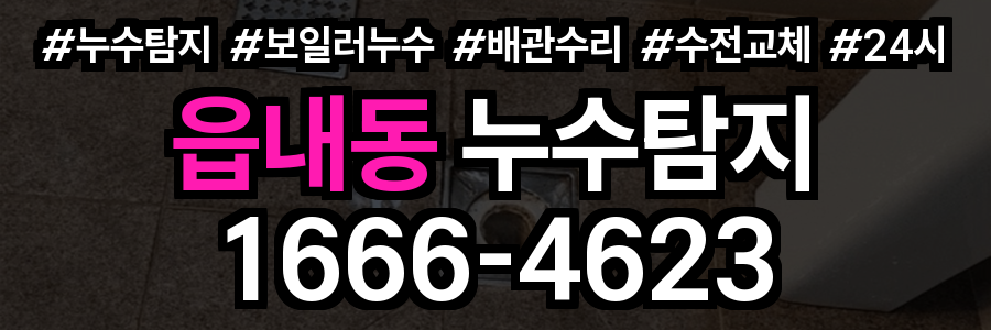 읍내동 누수탐지
