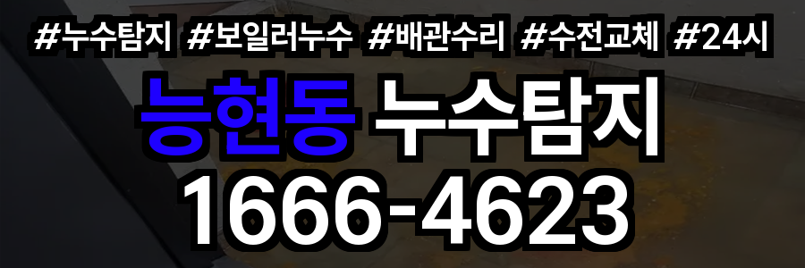 능현동 누수탐지