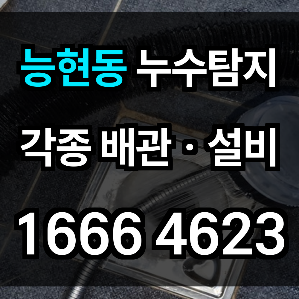 능현동 누수탐지
