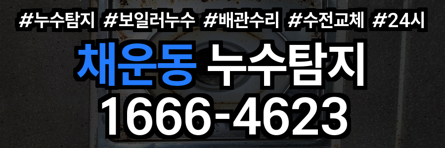 채운동 누수탐지