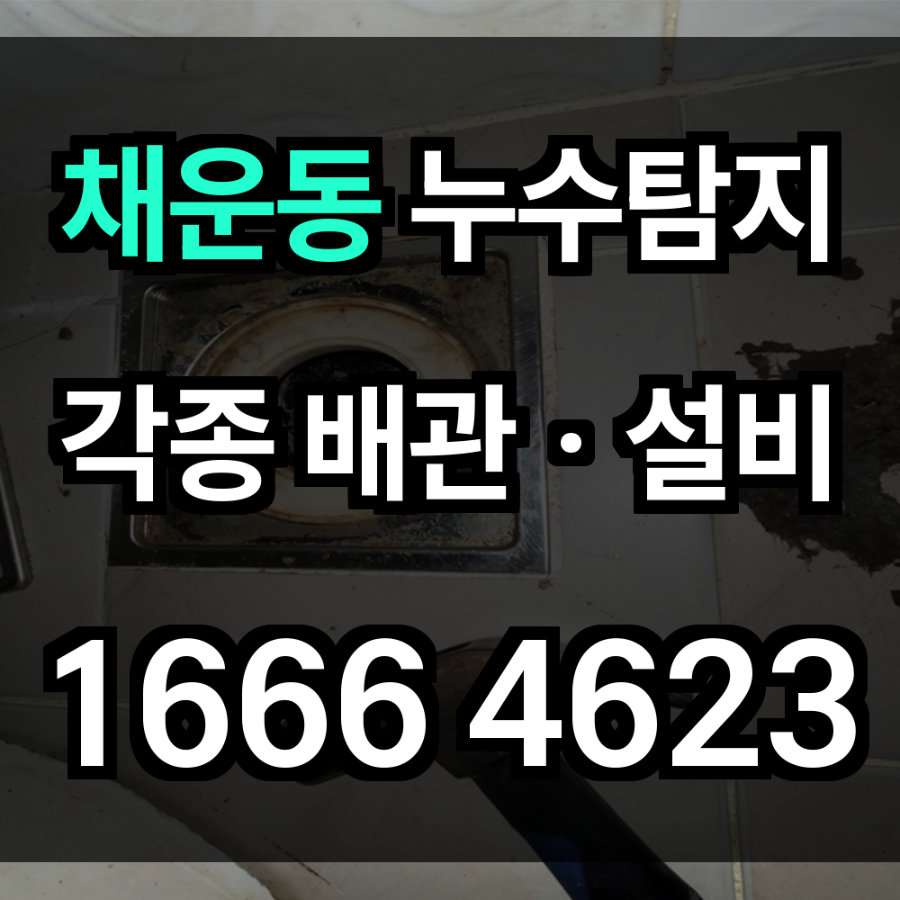 채운동 누수탐지