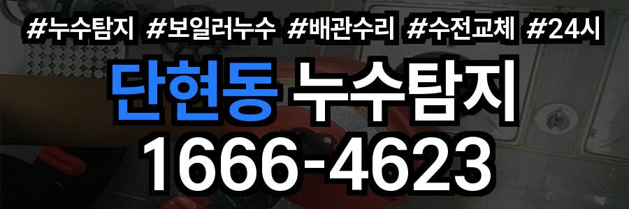 단현동 누수탐지
