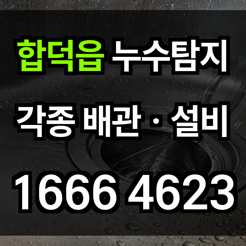 함덕읍 누수탐지