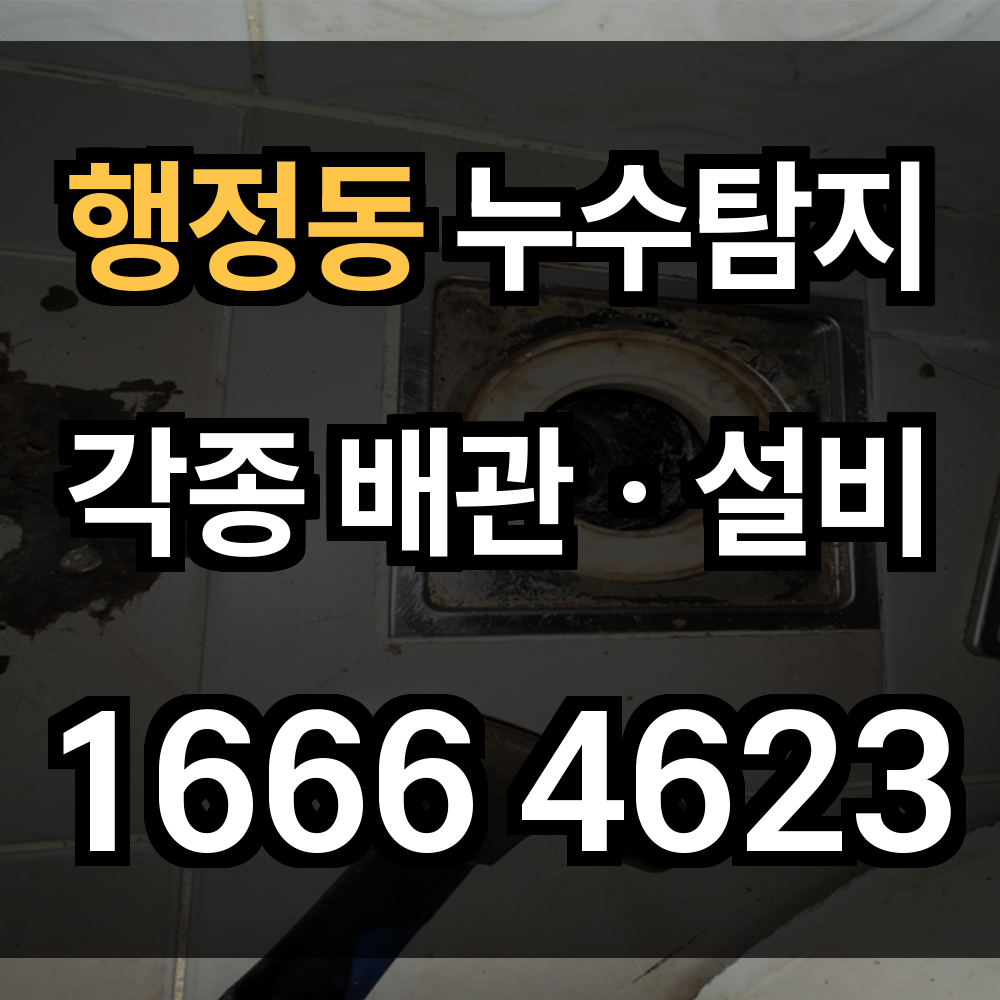 행정동 누수탐지