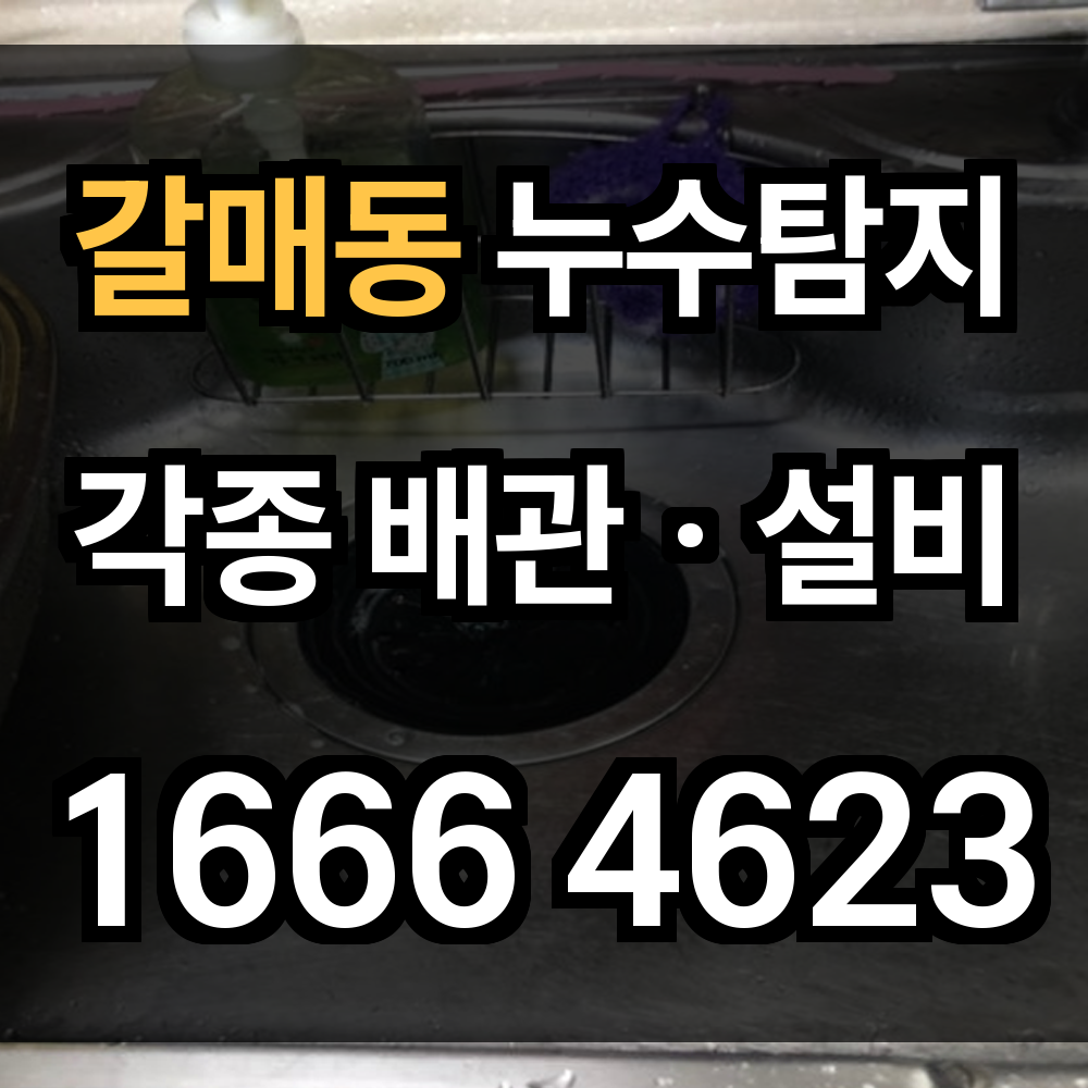 갈매동 누수탐지