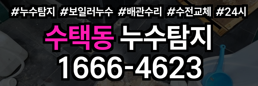 수택동 누수탐지