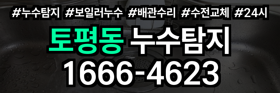 토평동 누수탐지