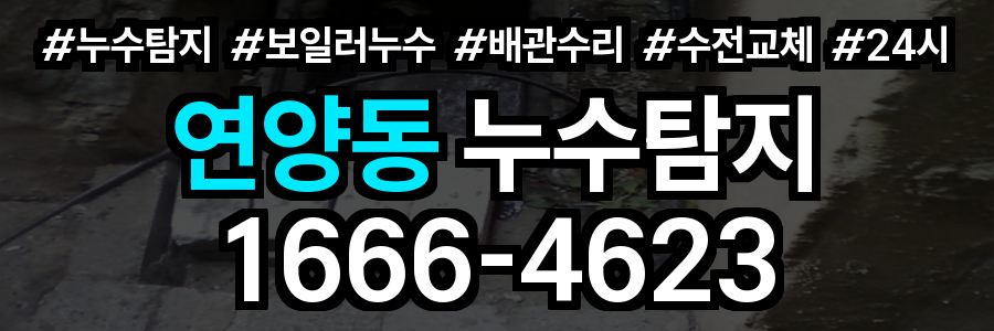 연양동 누수탐지