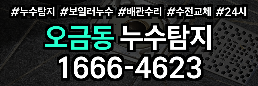 오금동 누수탐지