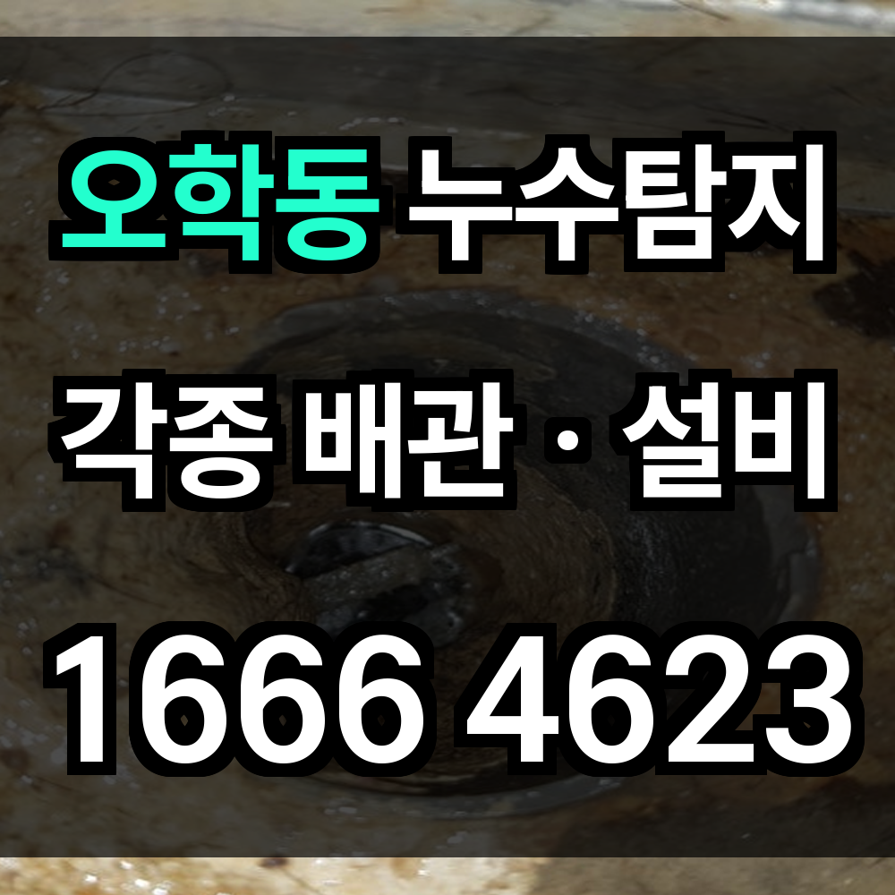 오학동 누수탐지