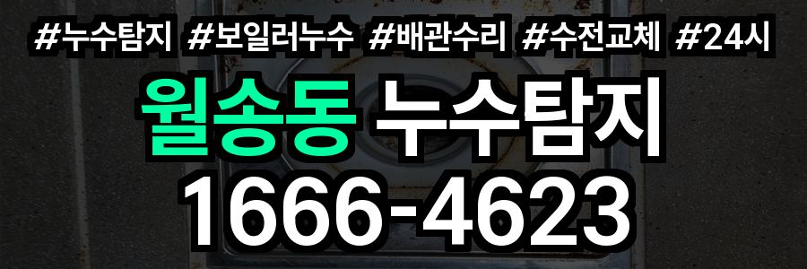 월송동 누수탐지