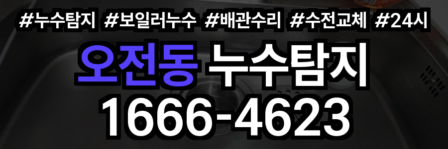 오전동 누수탐지