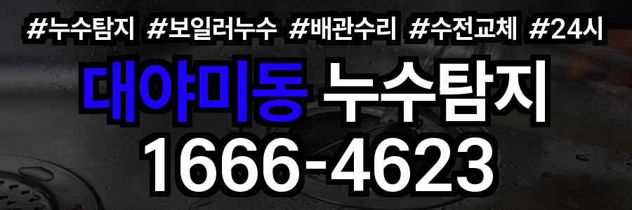 대야미동 누수탐지