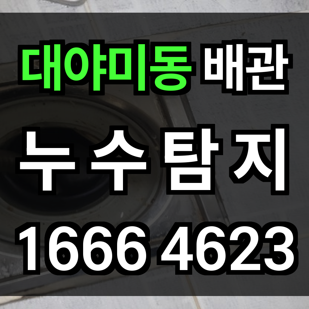 대야미동 누수탐지
