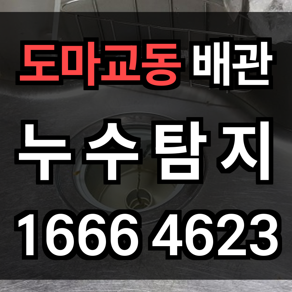 도마교동 누수탐지