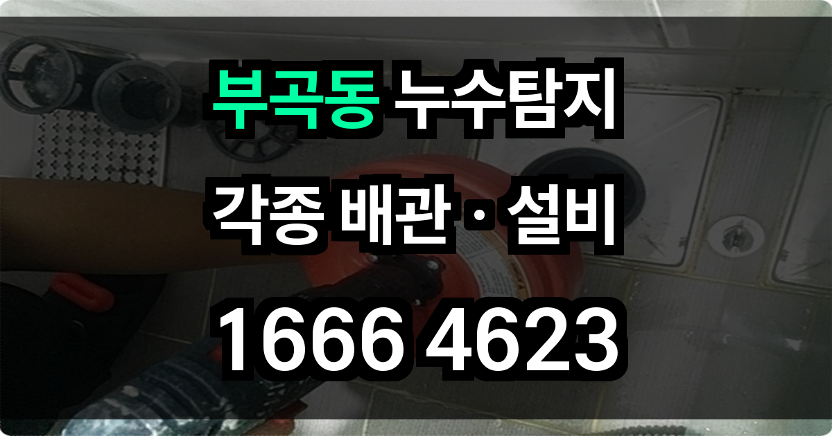 부곡동 누수탐지