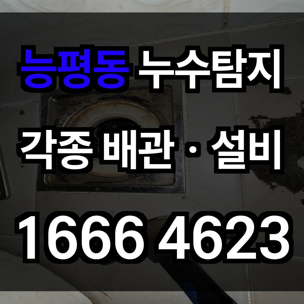 능평동 누수탐지