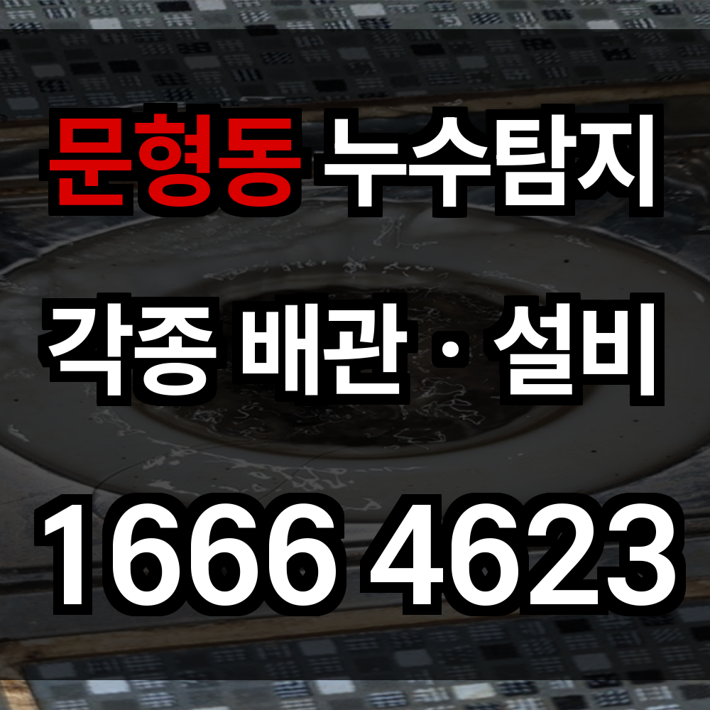 문형동 누수탐지