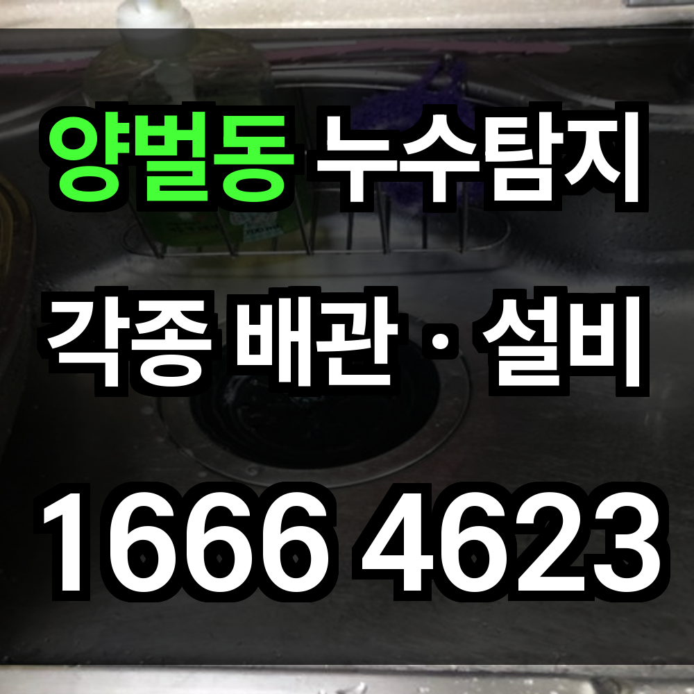 양벌동 누수탐지