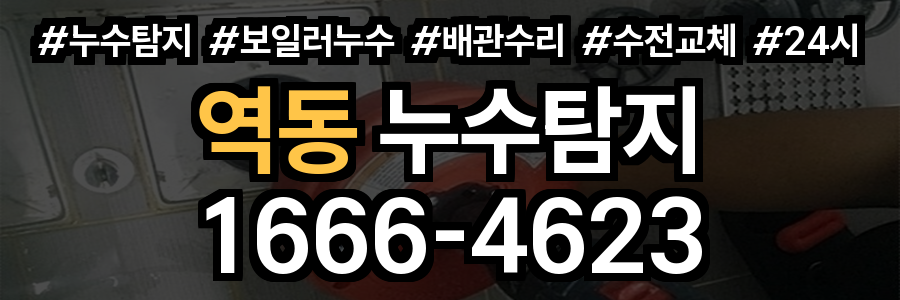 역동 누수탐지
