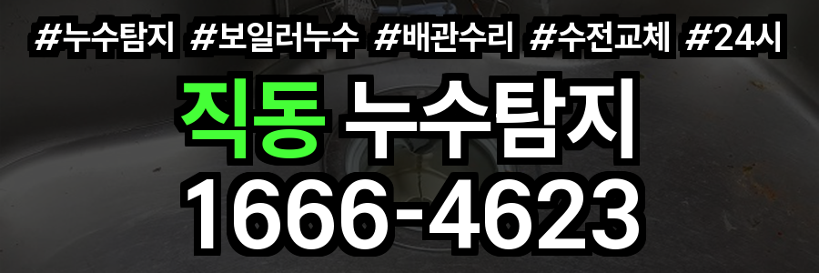 직동 누수탐지
