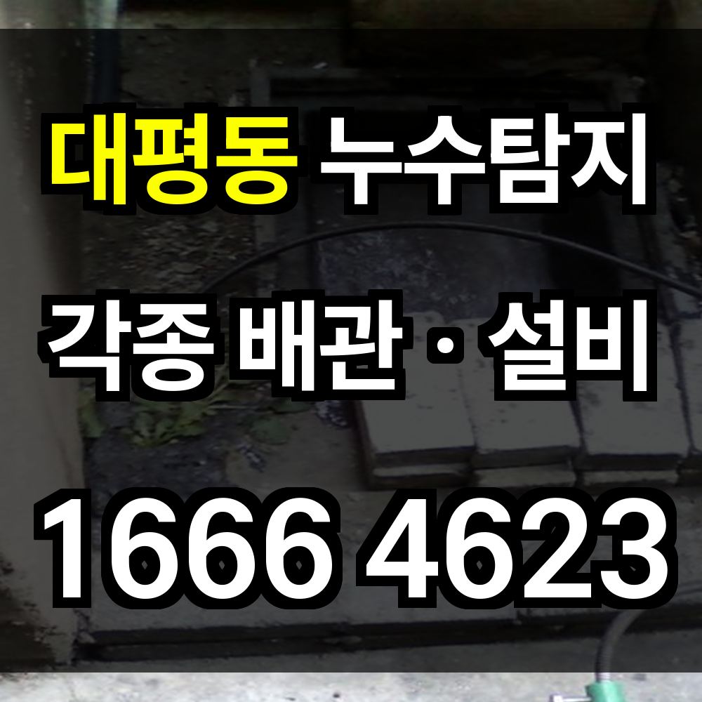 대평동 누수탐지