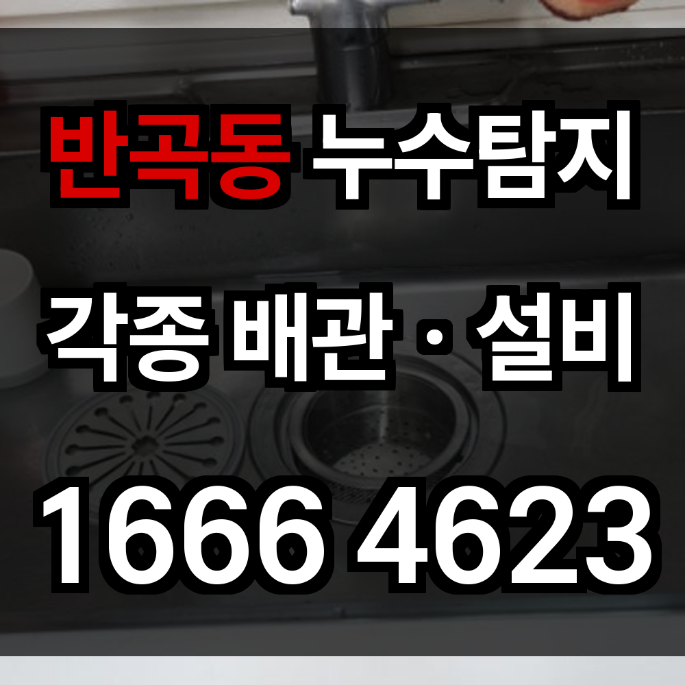 반곡동 누수탐지