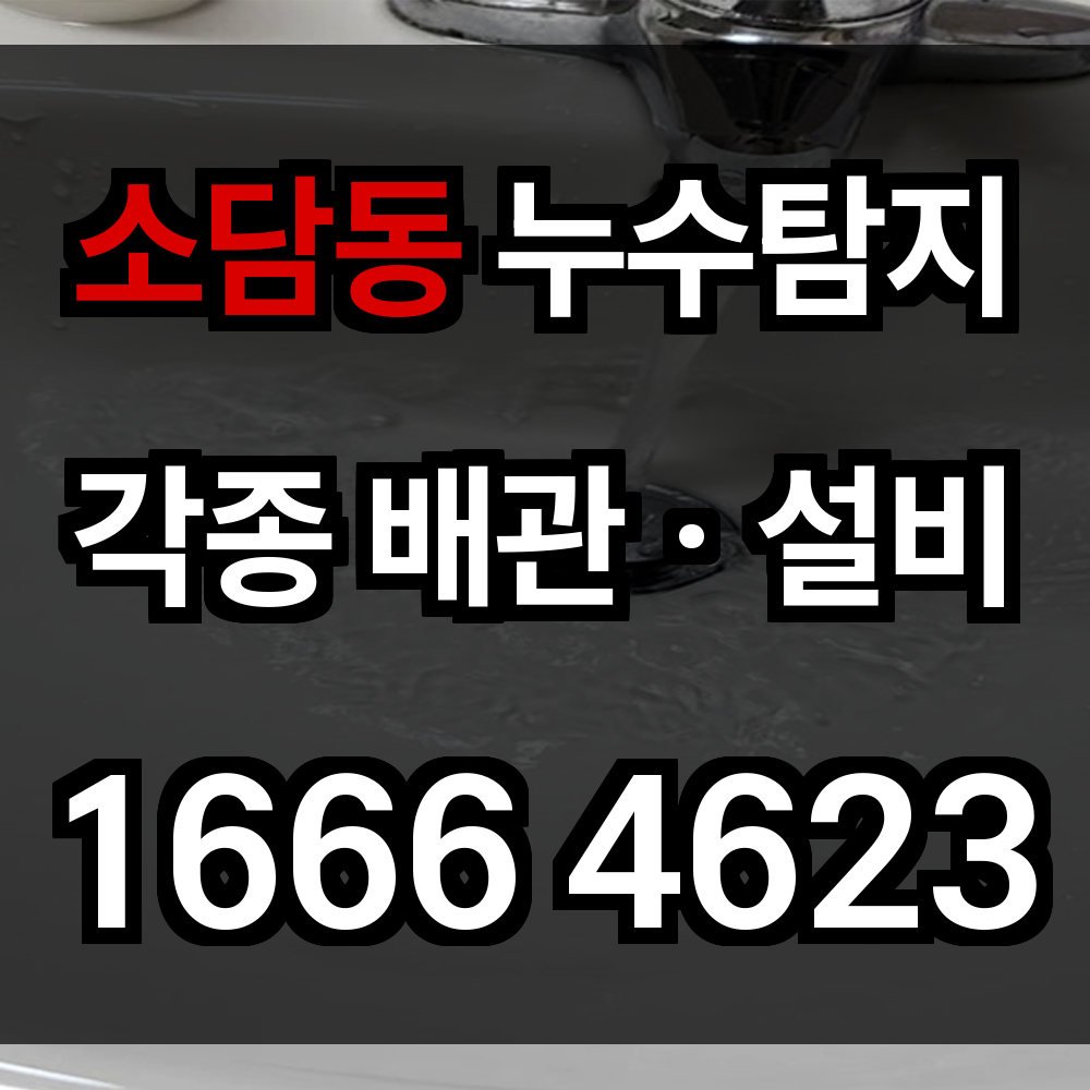 소담동 누수탐지
