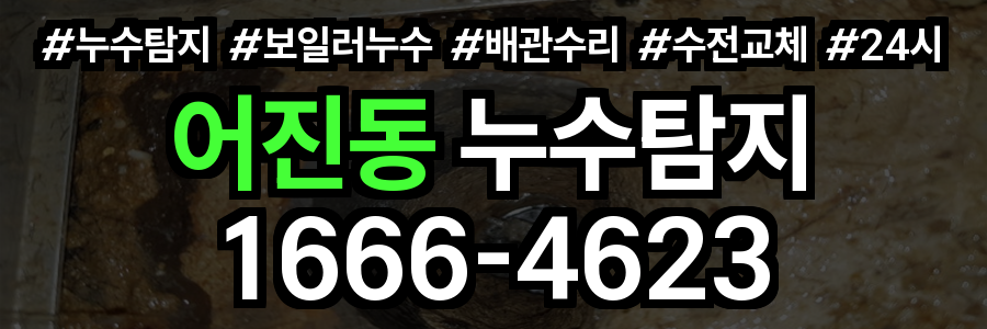 어진동 누수탐지