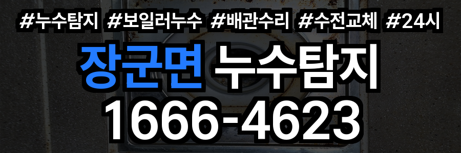 장군면 누수탐지