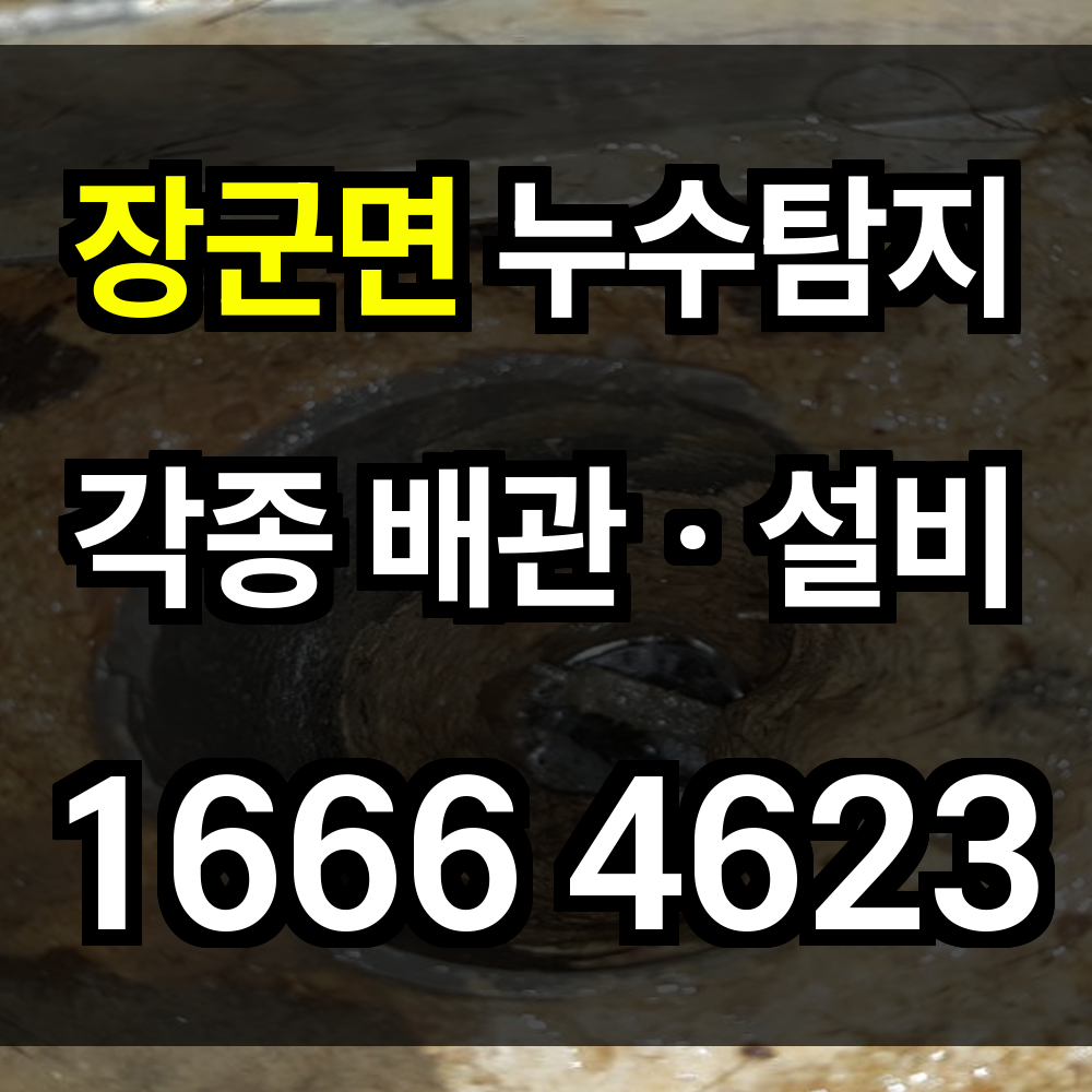 장군면 누수탐지