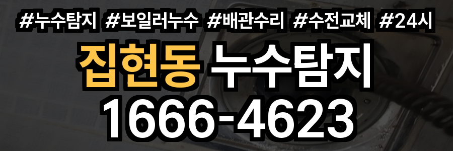 집현동 누수탐지