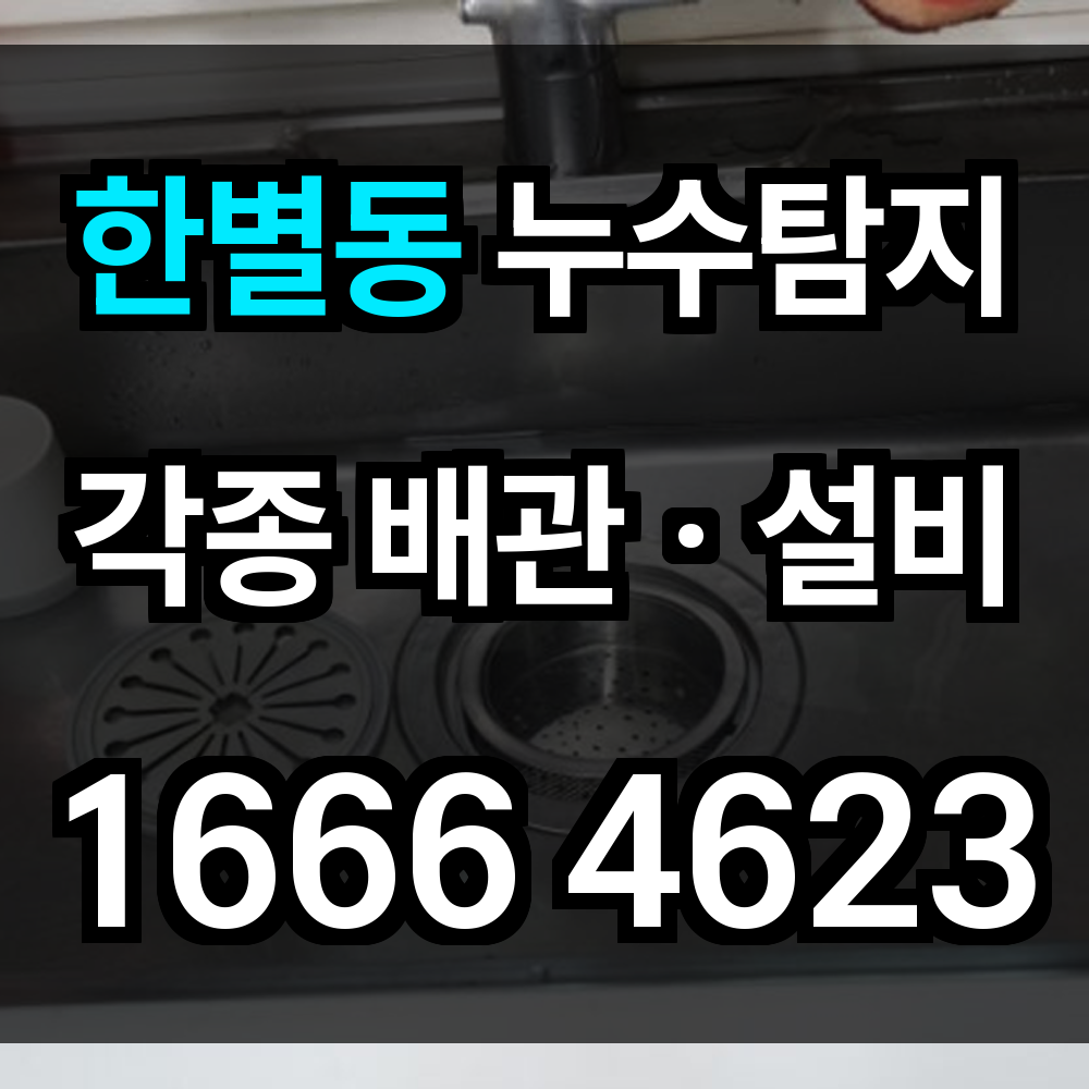 한별동 누수탐지