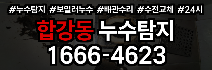 합강동 누수탐지