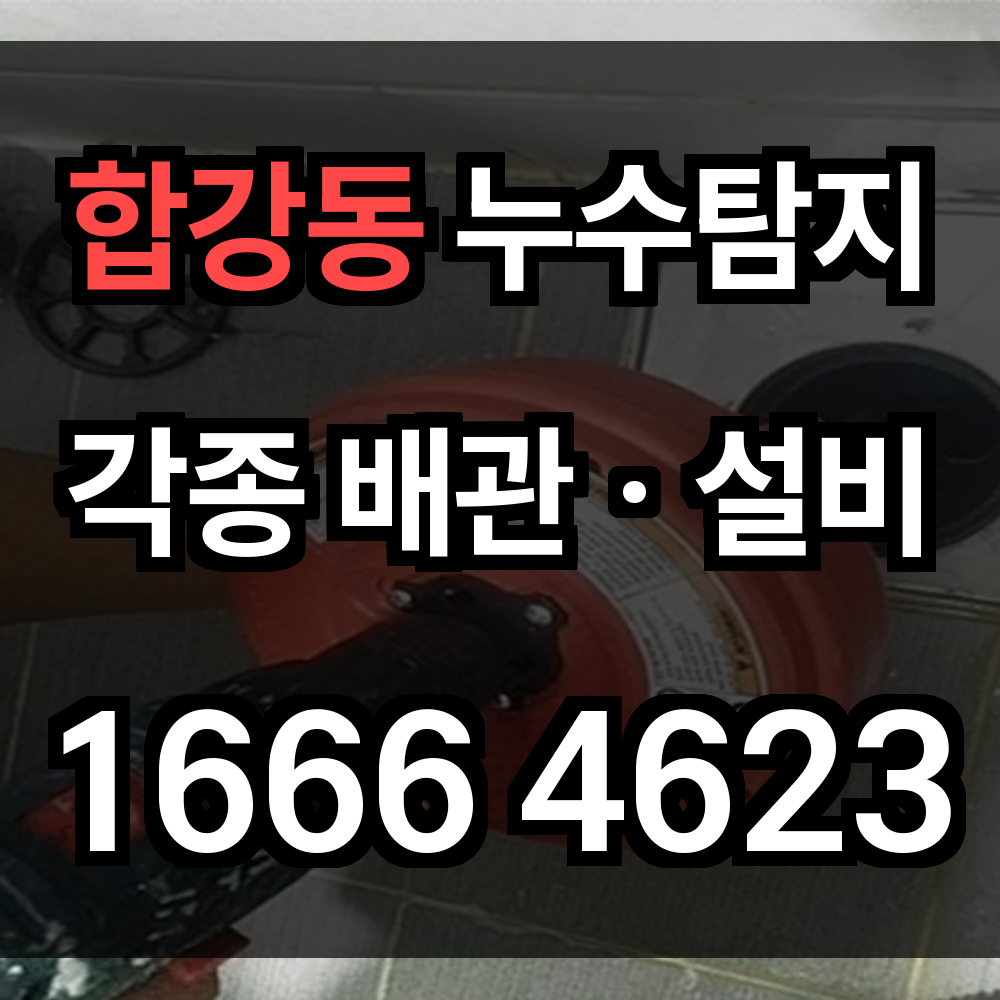 합강동 누수탐지