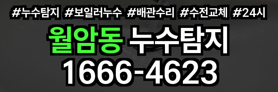 월암동 누수탐지