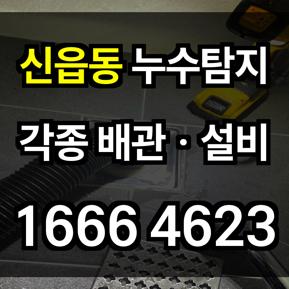 신읍동 누수탐지