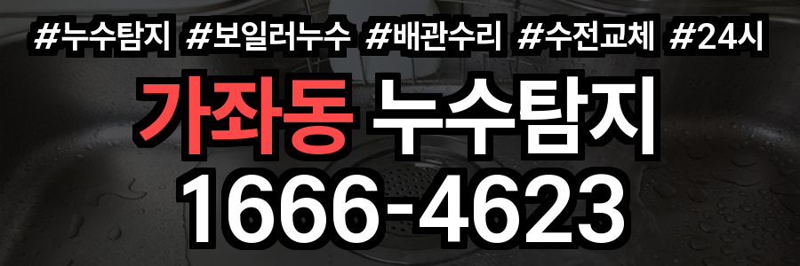 가좌동 누수탐지