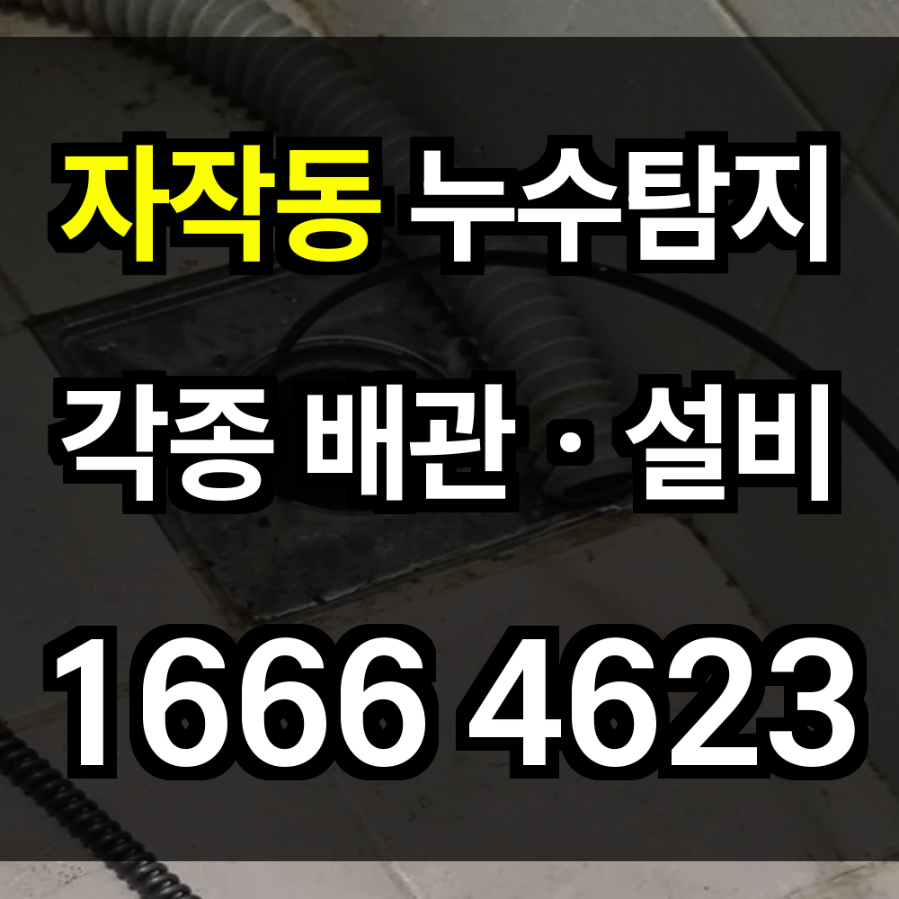 자작동 누수탐지