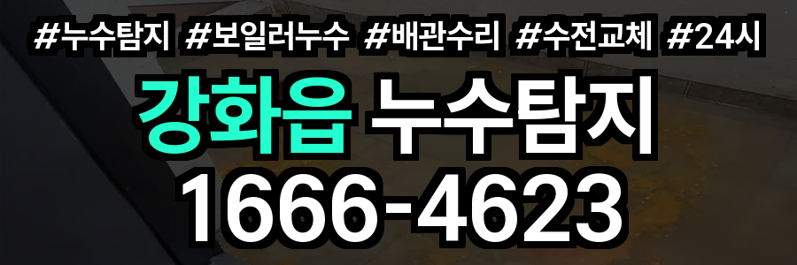 강화읍 누수탐지