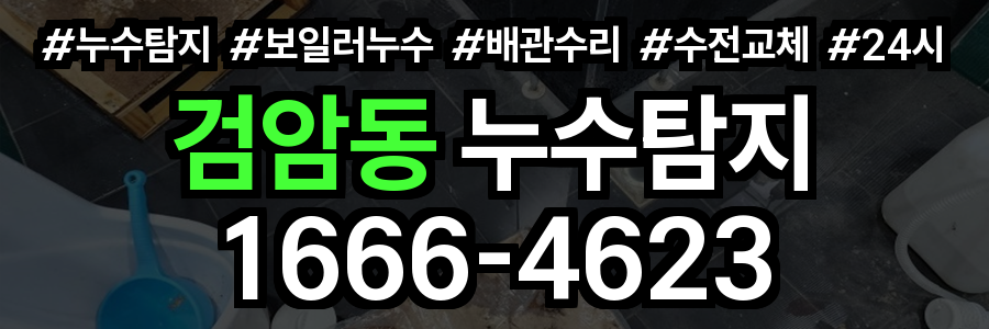 검암동 누수탐지