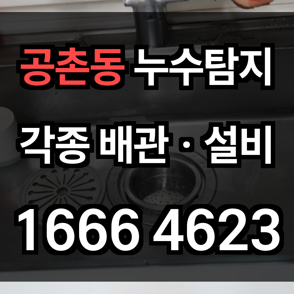 공촌동 누수탐지