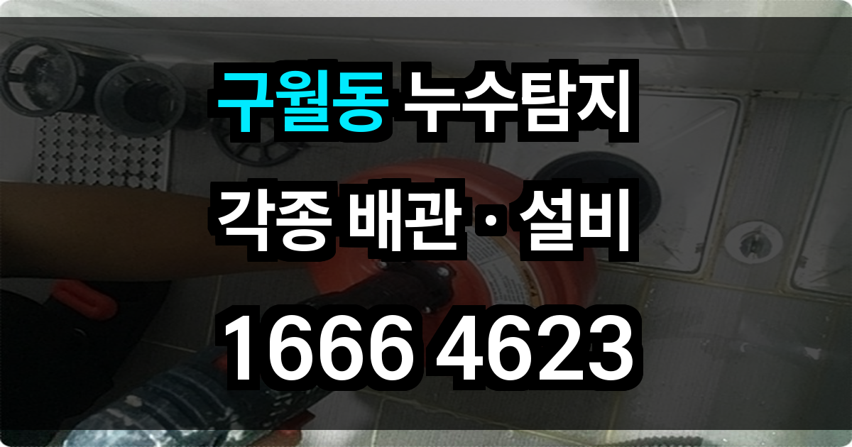 구월동 누수탐지
