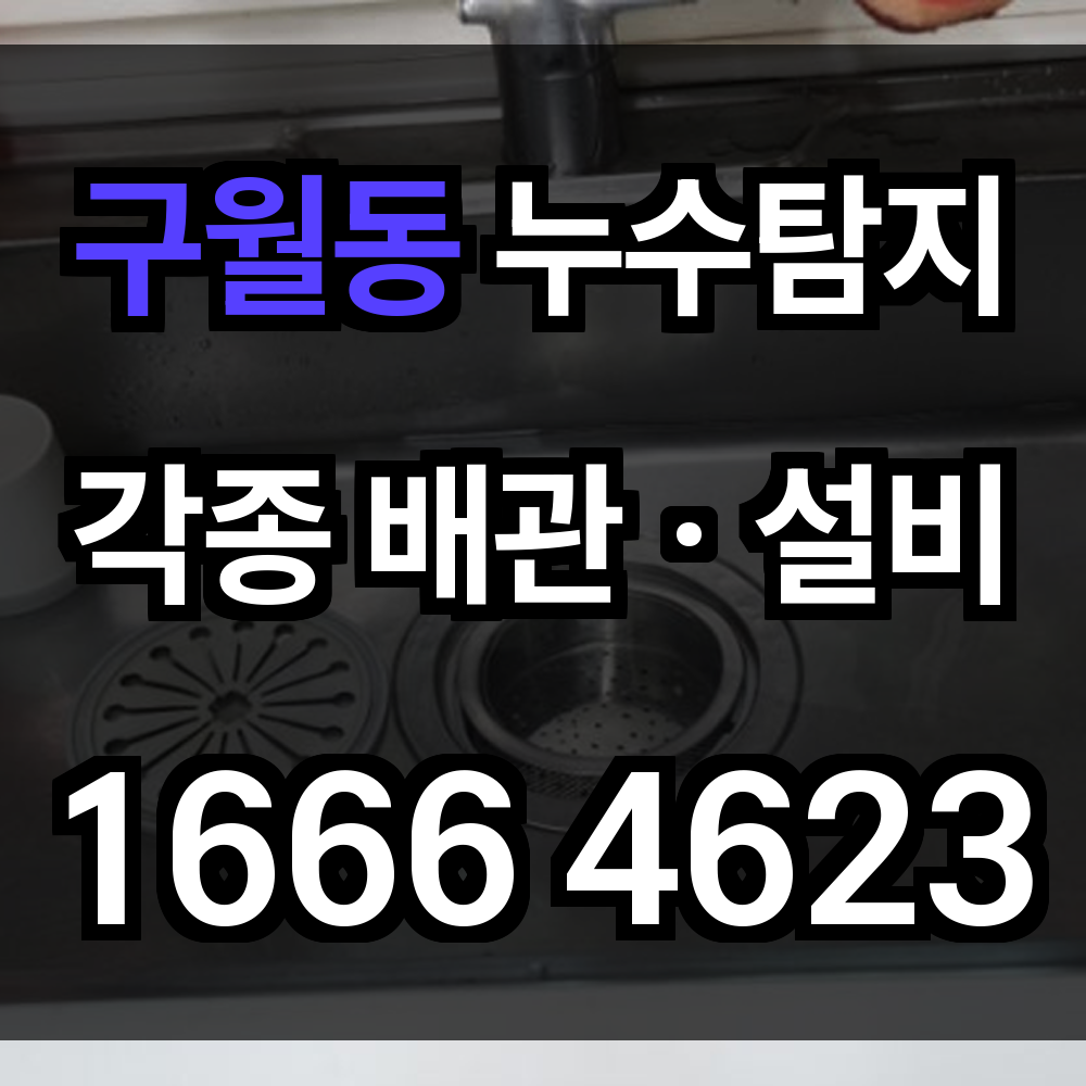 구월동 누수탐지