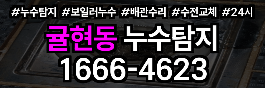 귤현동 누수탐지