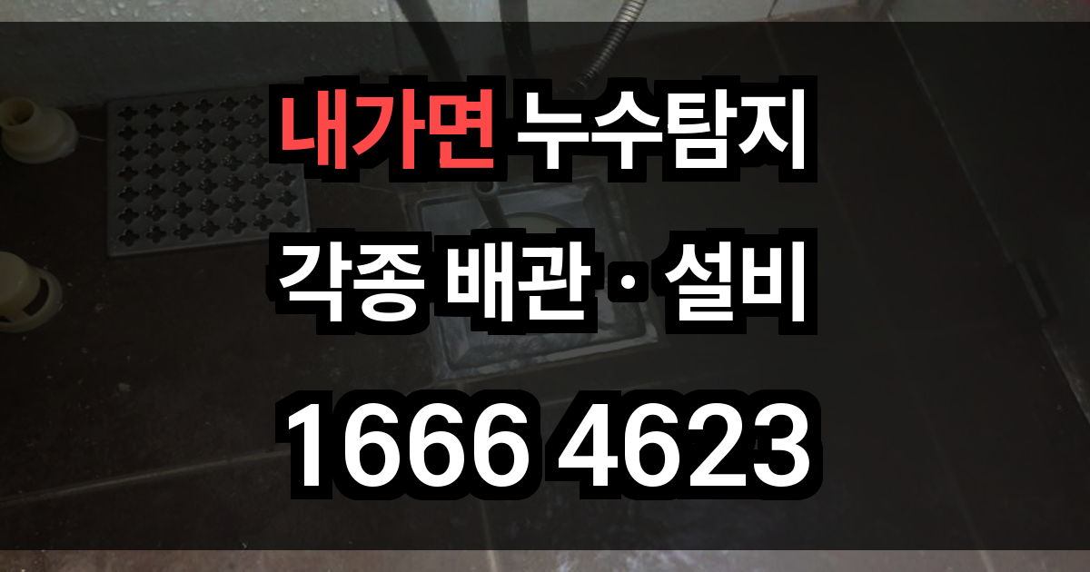 내가면 누수탐지