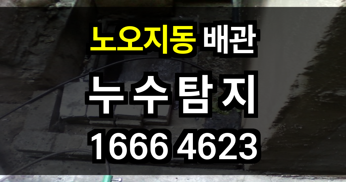 노오지동 누수탐지