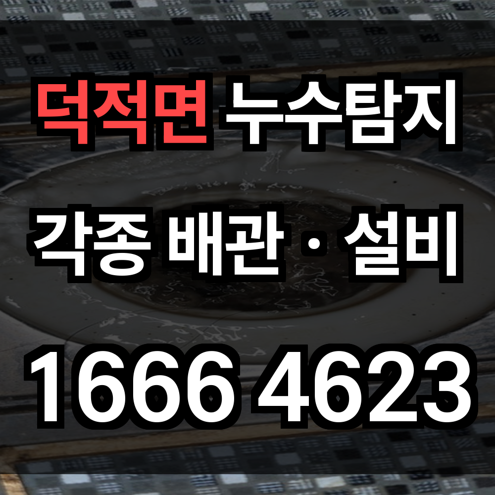 덕적면 누수탐지