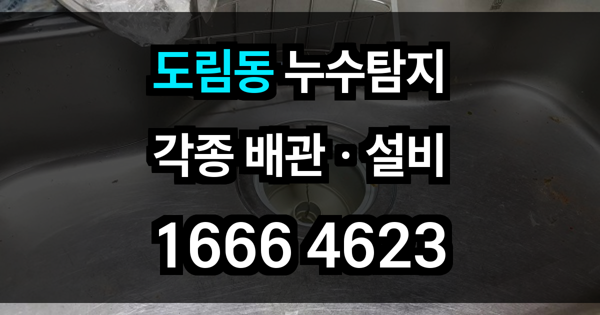 도림동 누수탐지