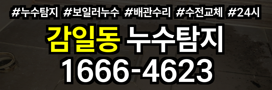감일동 누수탐지